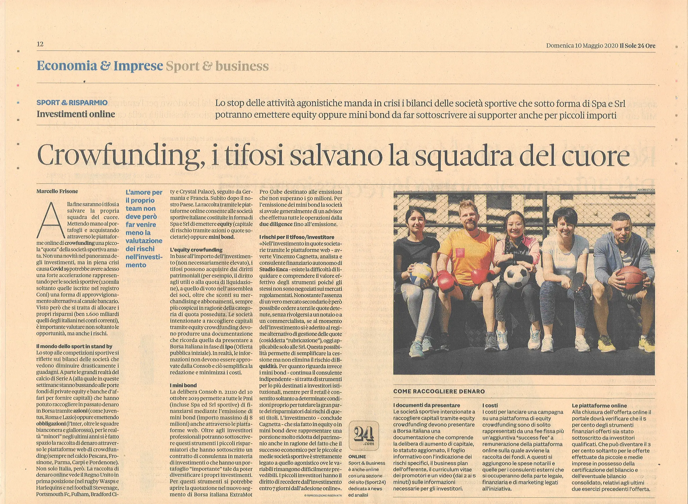 Crowfunding, i tifosi salvano la squadra del cuore